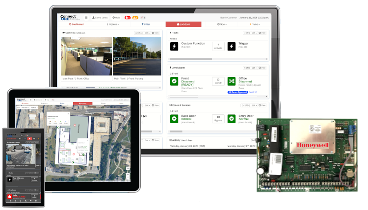 Honeywell Vista Integration with Connect ONE